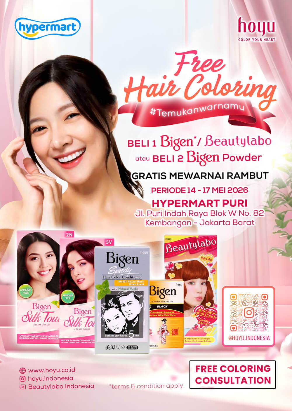 Free Coloring at Hypermart Puri Indah