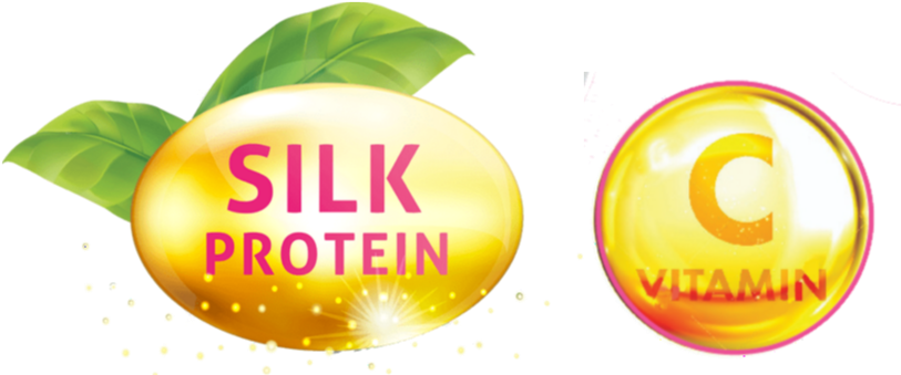 mengandung silkl protein dan vitamin C & E